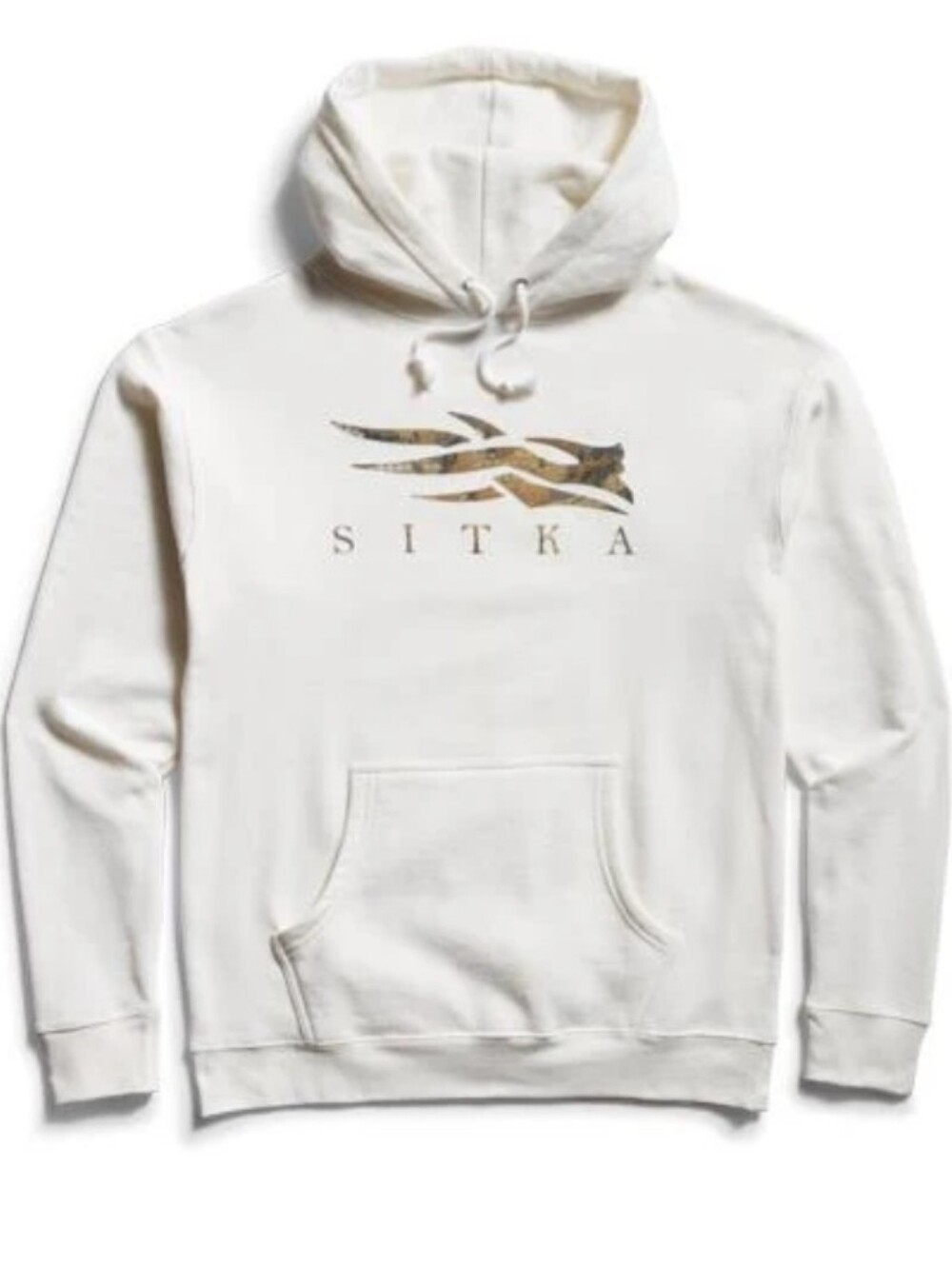 Sitka Icon Optifade Pullover Hoodie Ivory Men's Size XL Heavyweight Fleece